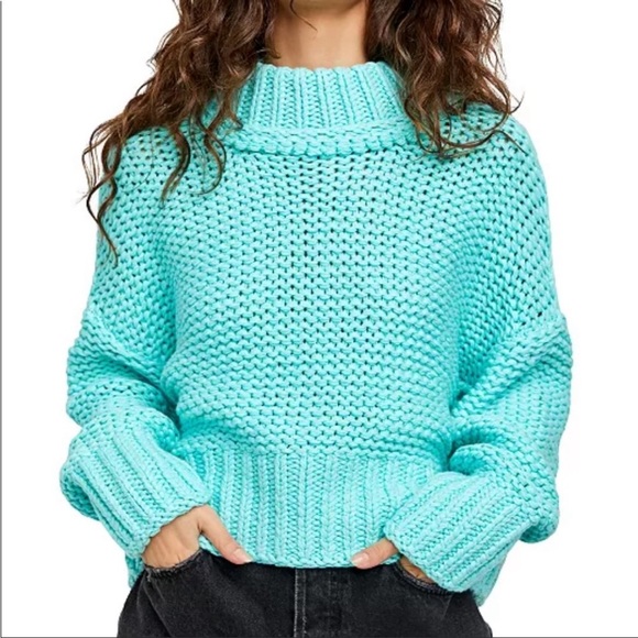 Free People Sweaters - Free People My Only Sunshine Sweater 💚💙